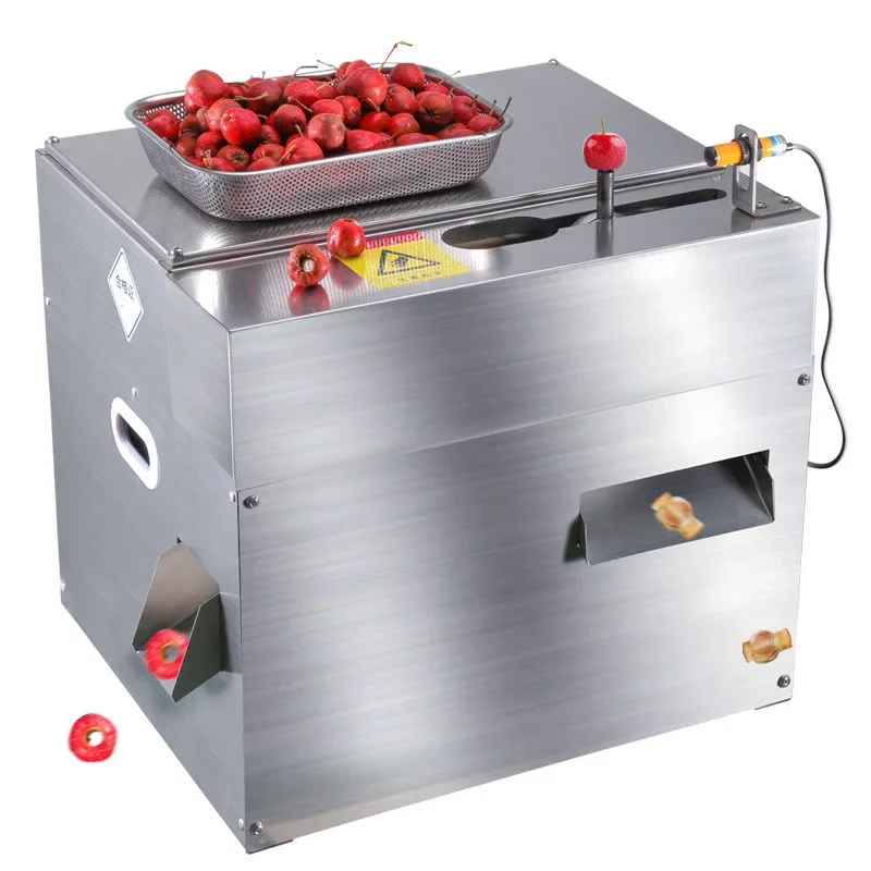 Fully Automatic Hawthorn Pitting Machine—Essential for Making Candied Hawthorns on A Stick—Automatic Sensing, (Customized)