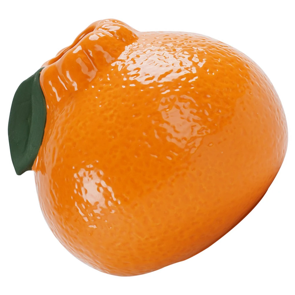 

Charming Orange Vase Hydroponic Plants Greenery Fresh Flowers Desktop Living Room Plastic Bud Minimalist Decor