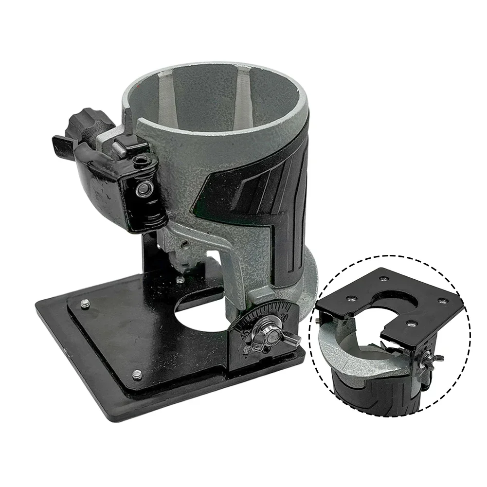 

Good Quality For DIY Projects Adjustable Router Base Cordless HandRouter Black Color Easy To Handle Fully Adjustable