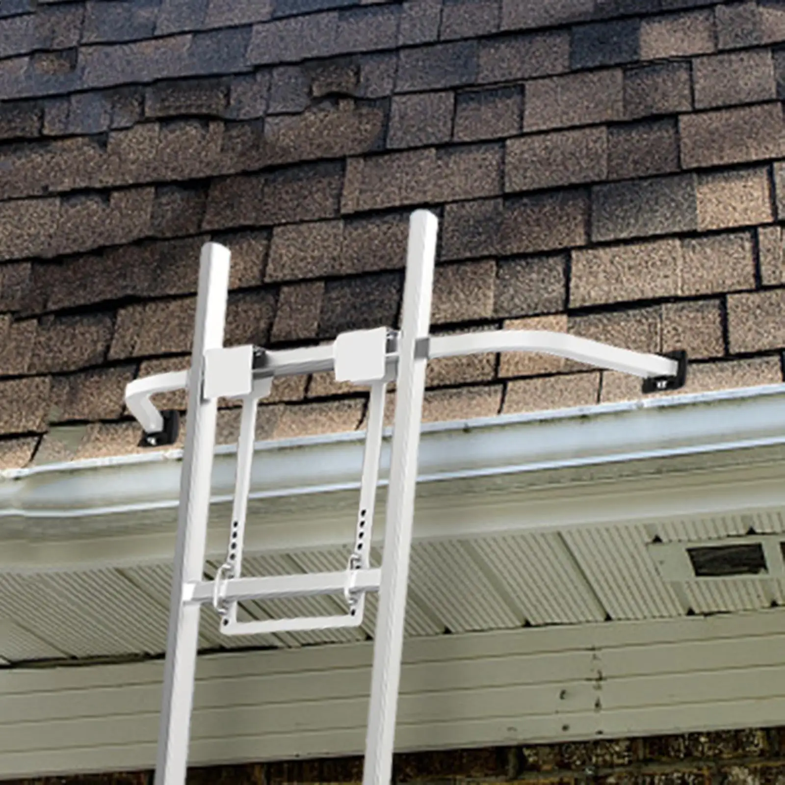 

Ladder Stabilizer Heavy Duty Roof Gutter Attachment Wing Span Arm with Rubber Pads for Home Folding Ladder Safety