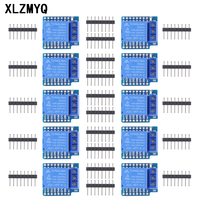 10pcs 1 Channel DC 5V Mini Relay Shield For Wemos D1 Mini Relay Module ESP8266 Development Board 1 Channel Relays