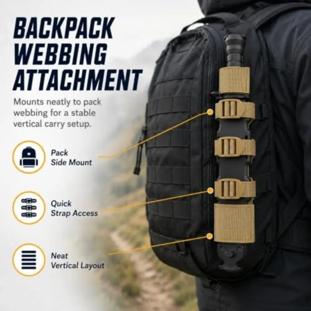 Fixed Blade Knife Retention Strap MOLLE Attachment Belt Loop Knife Sheath Hanger Modular Attachment Lashing System Tool Lanyard