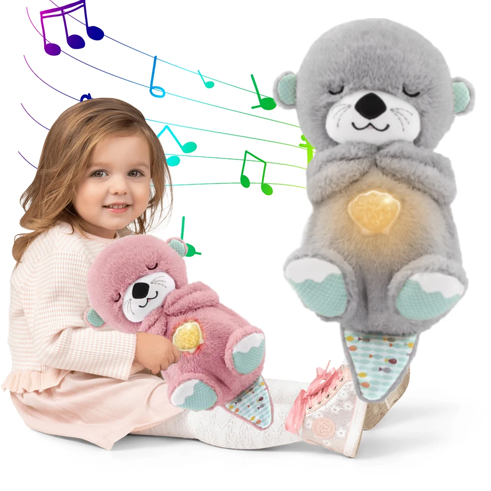 Animal Musical Light Up Toy Soothe Glowing Toy Lifelike Realistic Singing Toy Glow in The Dark Birthday Gifts for Kids Toddler