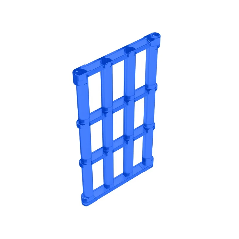 Gobricks GDS-875 Bar 1 x 4 x 6 Grille with End Protrusions compatible with lego 92589 toys Assembles Building Blocks Technical