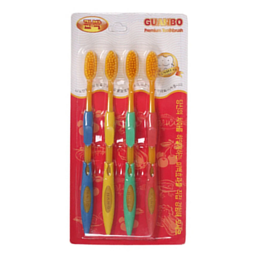 

4pcs/pack and Bristles Toothbrush for Deeply Cleaning Toothbrushes Soft Toothbrush Pack