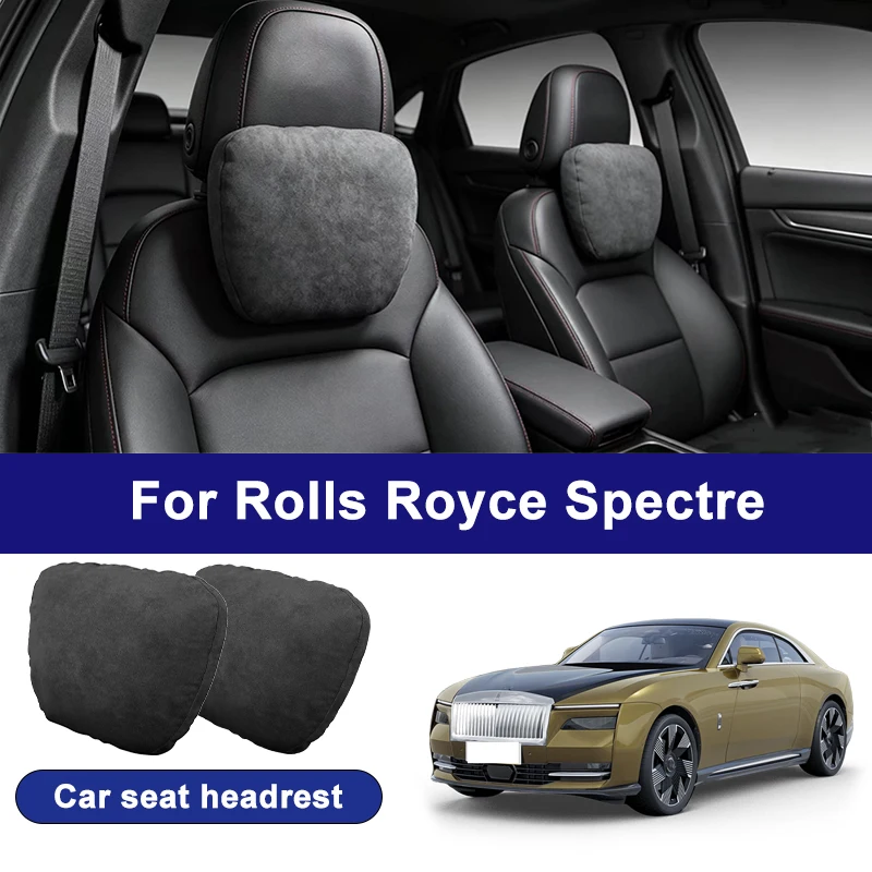 

For Rolls Royce Spectre car headrests, soft universal adjustable car seat pillows, car neck pillow cushions, car accessories