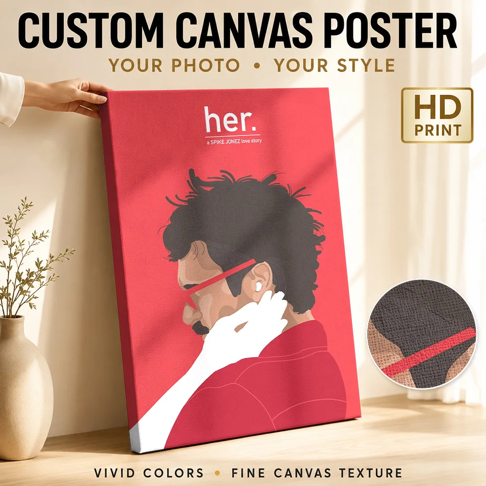 Alternative movie Canvas Painting Poster Custom Photo Vintage Movie Canvas Wall Art for Home Theater Decor Gift for Collectors