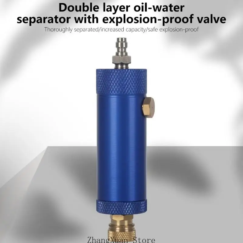30Mpa High Pressure Air Filter Diving Separator Double layer Air Compressor Oil Water Filter Compressor Water Regulator 3XUF