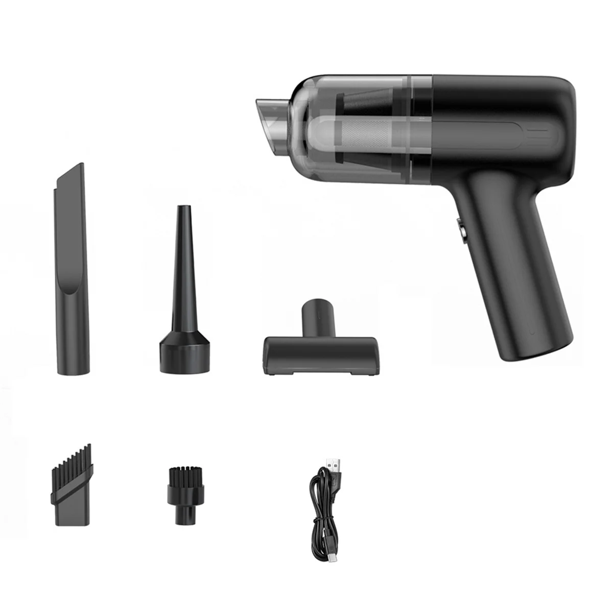 เครื่องดูดฝุ่นในรถยนต์ Cordless10000PA เครื่องดูดฝุ่นขนาดเล็กแบบมือถือกำลังสูงชาร์จได้แบบพกพา