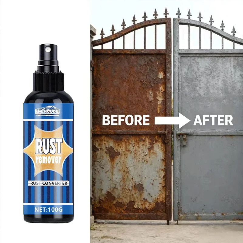 

Multi-Functional Anti-Rust Spray | Powerful Rust and Iron Oxide Remover, Suitable for Chrome Paint Surfaces and Automotive Maintenance.