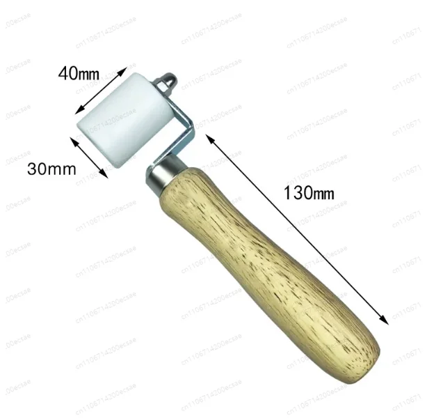 Single Ply Roofing 45mm Silicone Seam Roller Heat   20mm Flat Welding Nozzle Hot Air Torch Wood Handle OEM Customizable