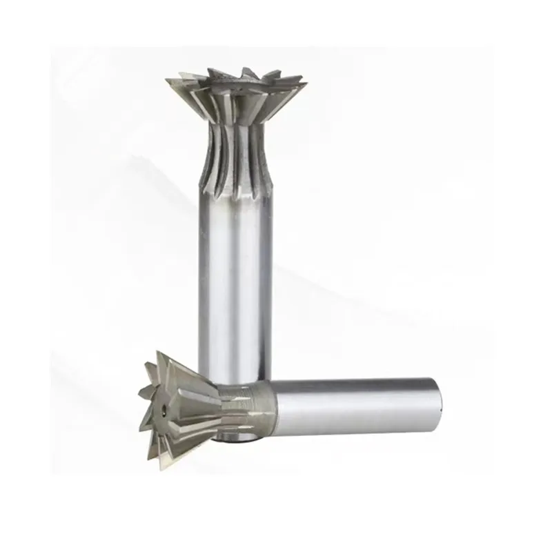 Imagem -04 - Fresadora Dovetail Cnc Router Bit Haste Reta Hss End Mill 45 55 60 Graus