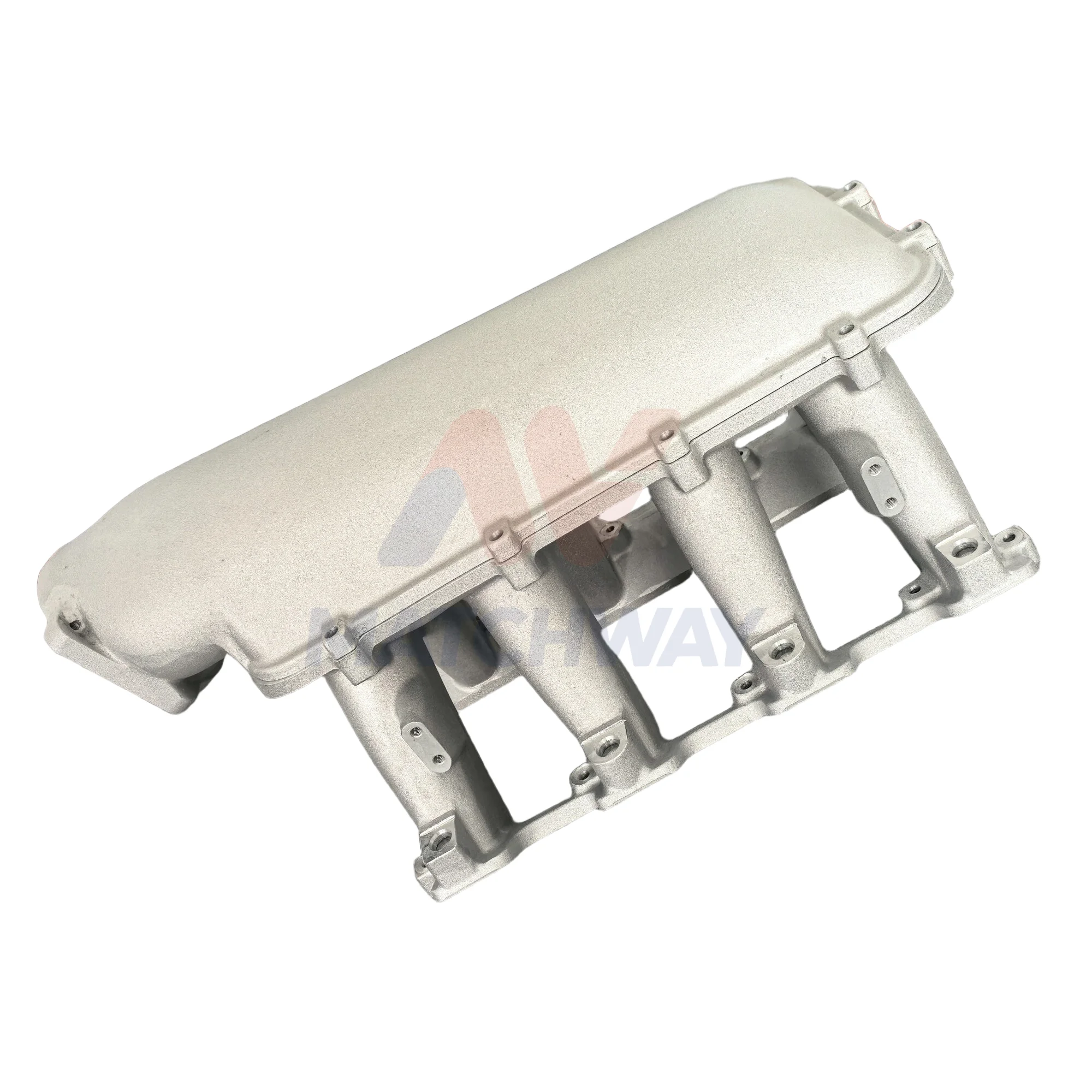 LS Hi-Ram EFI Intake Manifold in Silver Satin Aluminium for General Purpose LS3/L92 Engines with Fuel Rail Kit