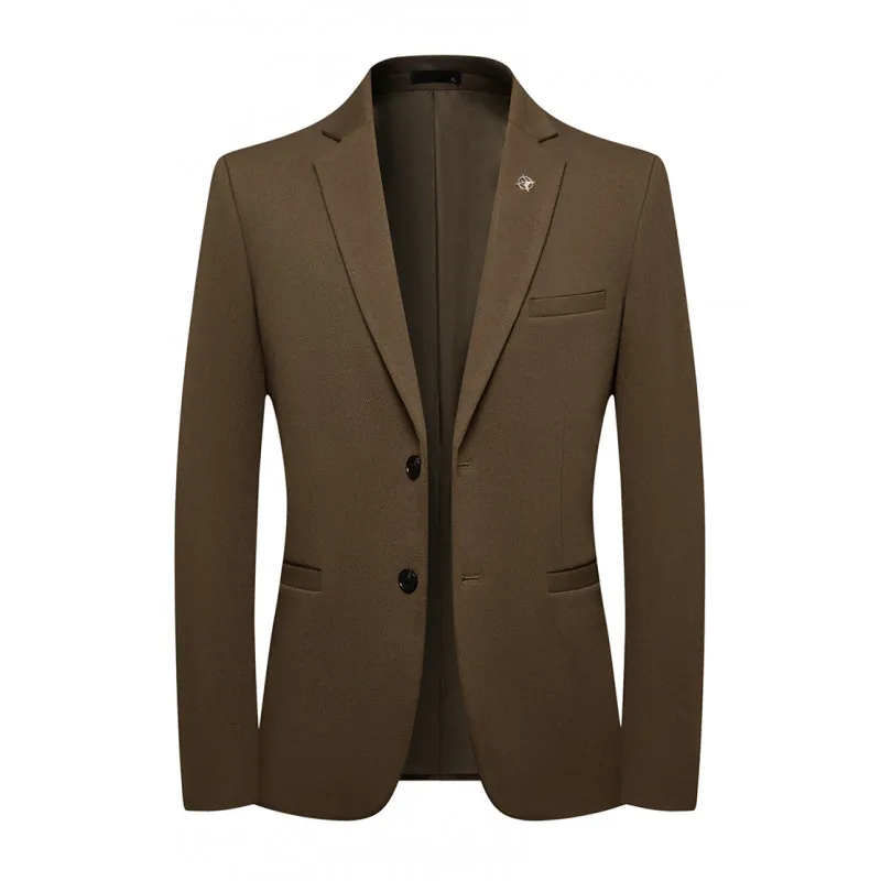 Blazer's New Men's Fashion Outdoor Travel Solid Color, Youthful Wedding, Hosting, Campus Slimming, Casual Korean Version Blazer