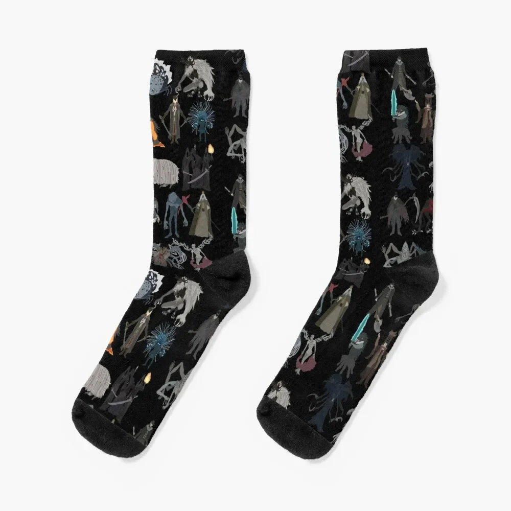 Bloodborne bosses Socks man Children's Men's Socks Women's