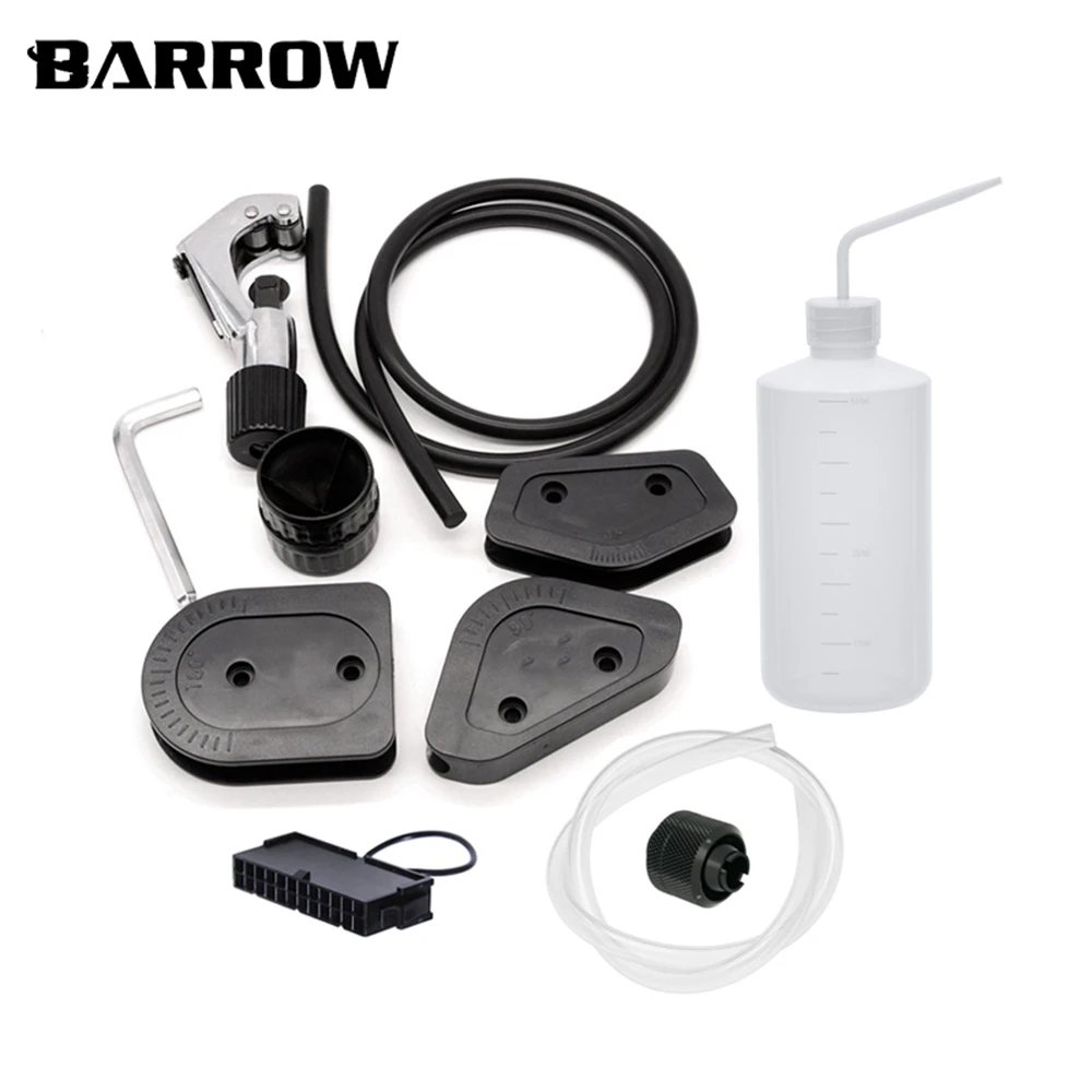 BARROW OD12/14/16mm Acrylic/PMMA/PETG Hard Tube Bending Mould Kit + Water Bottle + 24pin Power Starter Water Cooler System Tool