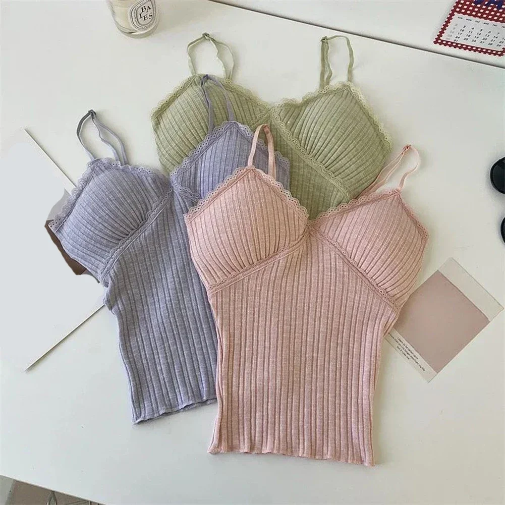 Basic Tank Backless Top Suitable For All Seasons Brand New Condition Casual Style Chest Pad Included For Clubbing