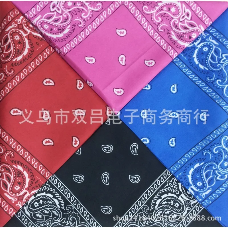 Trendy Harajuku Print Bandana Cotton Like Scarf for Women, Trendy Unique Style Accessory, Daily Party Gift Evening Casual Chic