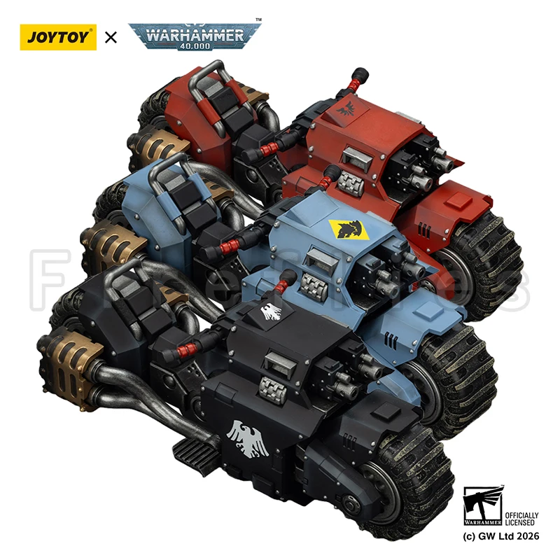 

[Pre-Order]1/18 JOYTOY Action Figure 40K Blood Angels Space Wolves Raven Guard Raider-pattern Combat Bike Anime Anime Model Toy