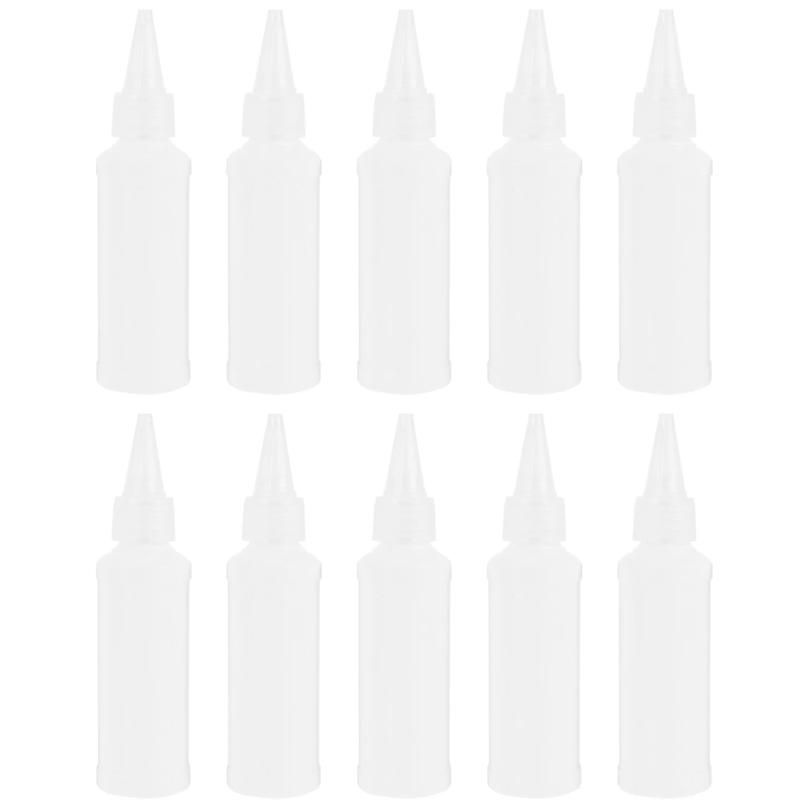 

25 Pcs Bottle Hair Color Applicator Bottles Dye Squeeze Styling Pe Refillable Coloring