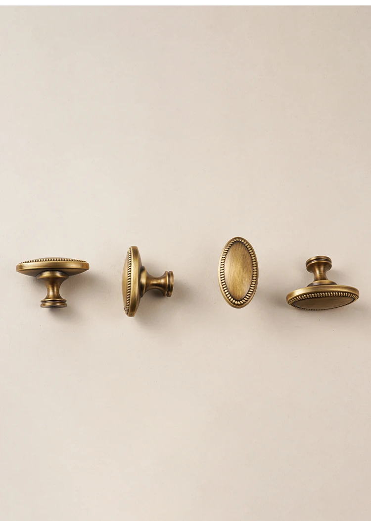 Dooroom Möbelgriff aus massivem Messing, Retro-Design, Schrank-, Kleiderschrank-, Schminktisch- und Schubladengriff, T-förmiger Knopf, Großhandel verfügbar – Detail 10