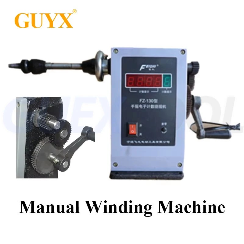 220V Accurate Electronic Digital Display Winding Machine High Quality Manual Wire Coil Winding Easy To Use Winding Machine