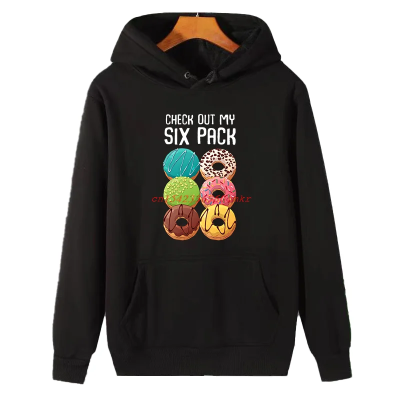 

Модный зимний толстый свитер с капюшоном в виде пончика, шесть упаковок, забавные толстовки с капюшоном и графикой, подходят для всех возрастов, мужской зимний свитер