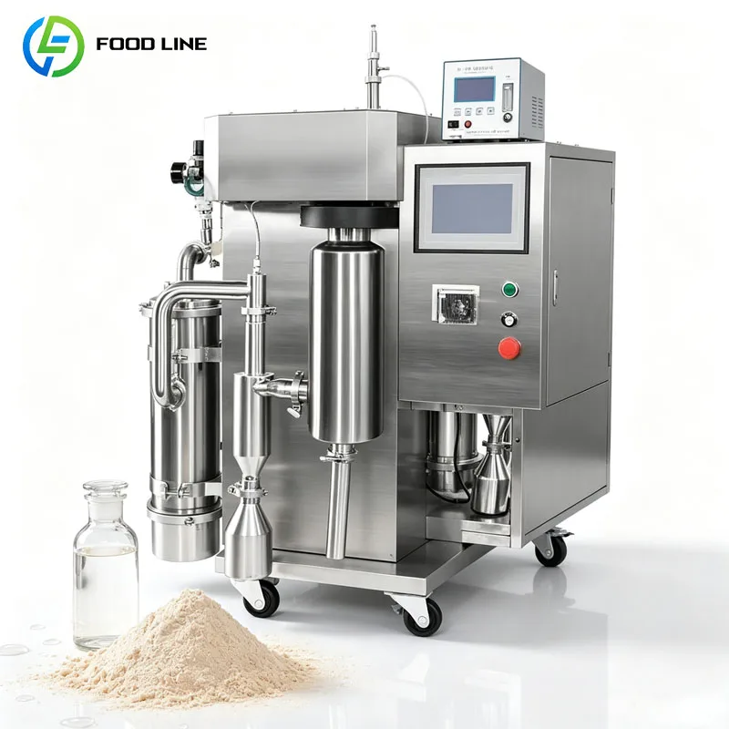 Mini Spray Dryer Industrial Spray Dryer Protein Collagen Enzyme Probiotic Nutritional Supplement Processing Customized