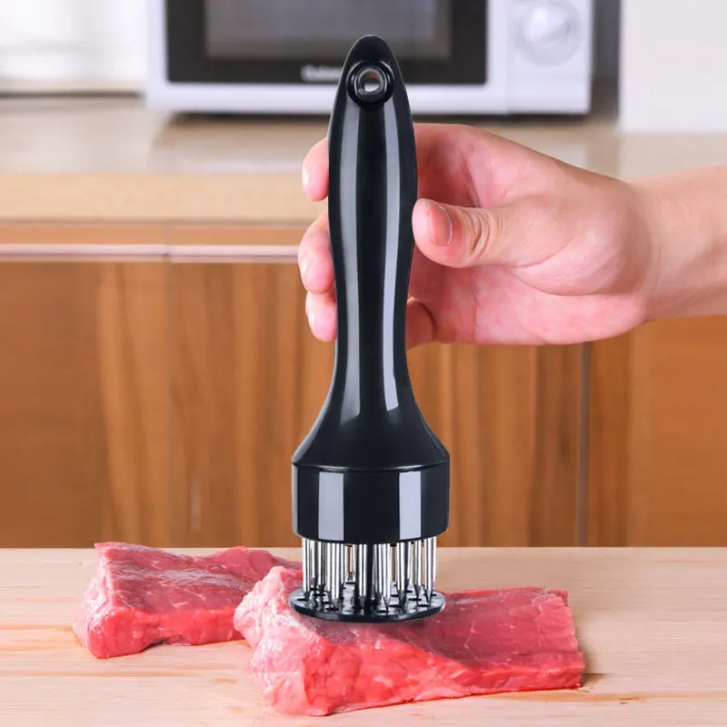 

Professional Meat Tenderizer Needle With Stainless Steel Steak Pork Chop Meat Hammer Kitchen Cooking Tool Accessories