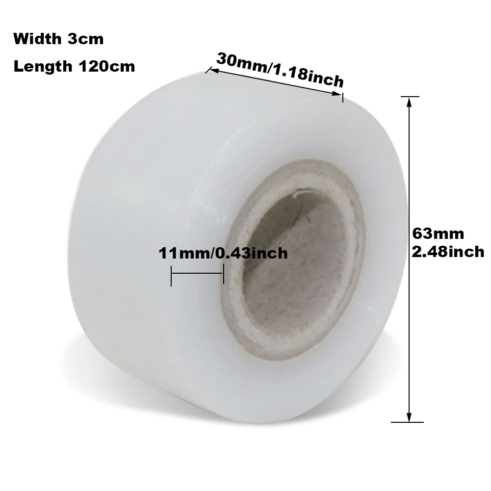 1 Pcs 3cm * 120m stretch wrapping tape garden seedling grafting wrapping film non stick packaging packaging stretch tape