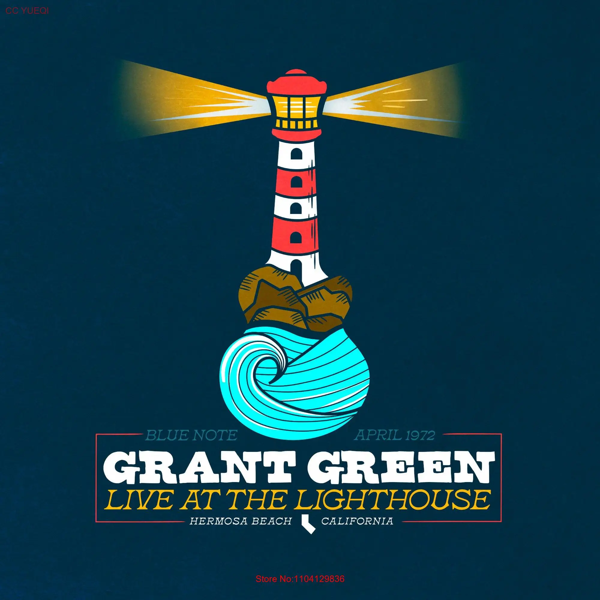 Grant Green Live at the Lighthouse T Shirt long or short sleeves