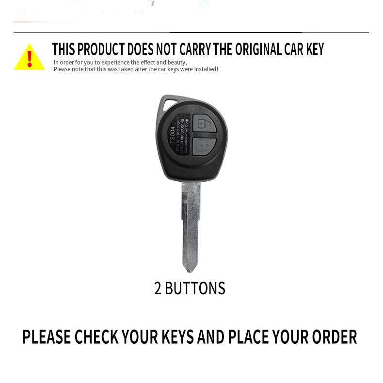 Metal Car Key Cover Fob Case Shell for Suzuki Swift Ignis Vitara Liana Ciaz Baleno SX4 Grand Ciaz Spresso Celerio Jimny Jeemny