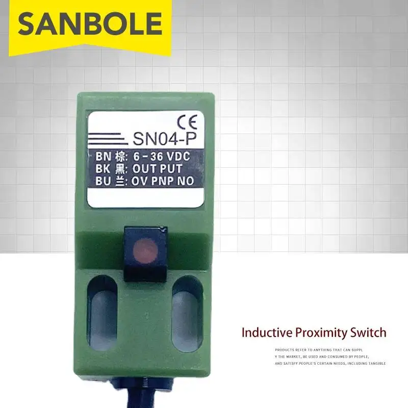 

SN04-N Sensor SN04N Detection Distance 5mm Approach NPN 3 Wire NO 6-30V DC Inductive Proximity Switch