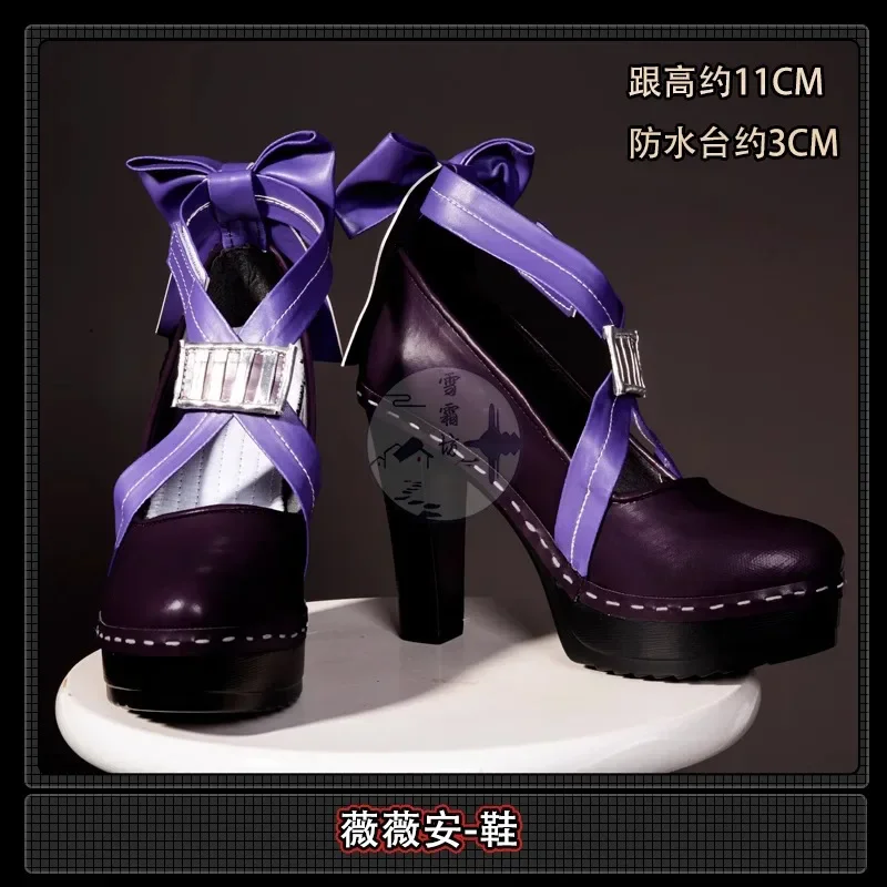 chaussures-de-cosplay-zenless-zone-zero-vivian-chaussures-a-talons-hauts-accessoire-de-cosplay-d'halloween-chaussures-sur-mesure
