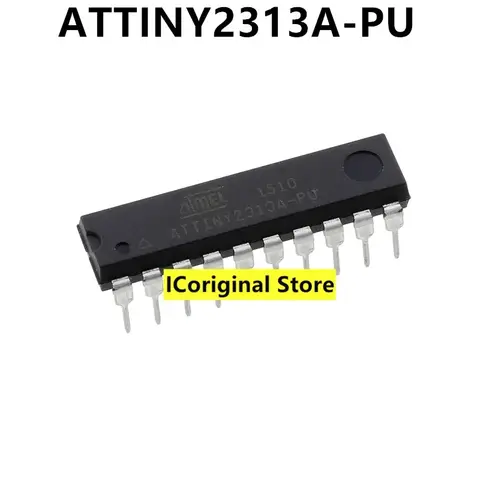 ATTINY2313A-PU Import Original Into The DIP-18 2313 Microcontroller Chip Eight AVR Micro Controller ATTINY2313V-10PU