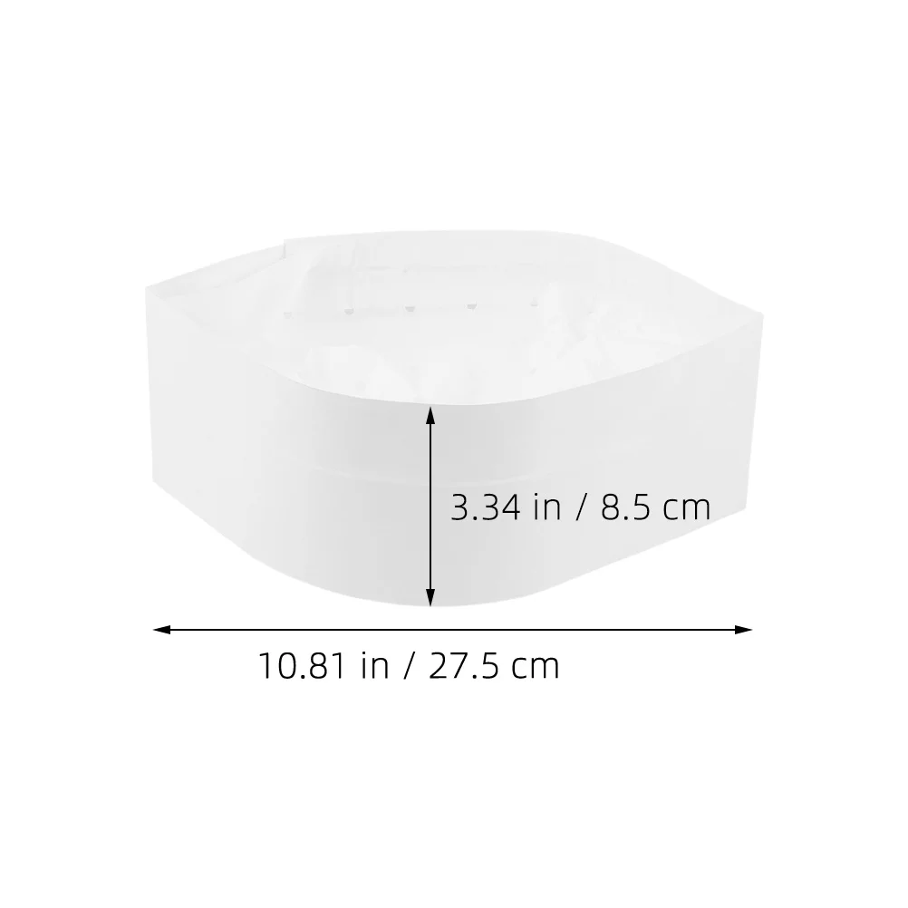 50 stuks koksmuts wegwerp witte kookmutsen ademend professionele keuken hoofddeksels voor sushi café restaurant catering voedsel