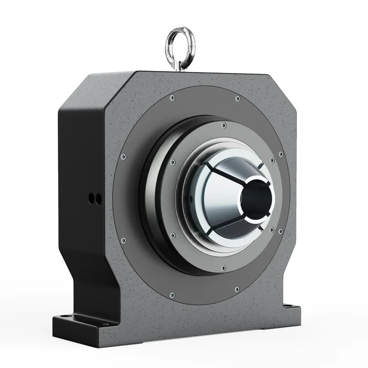 Pneumatic chuck seat for pipe cutting machine, synchronous gear hollow rotating pneumatic chuck seat