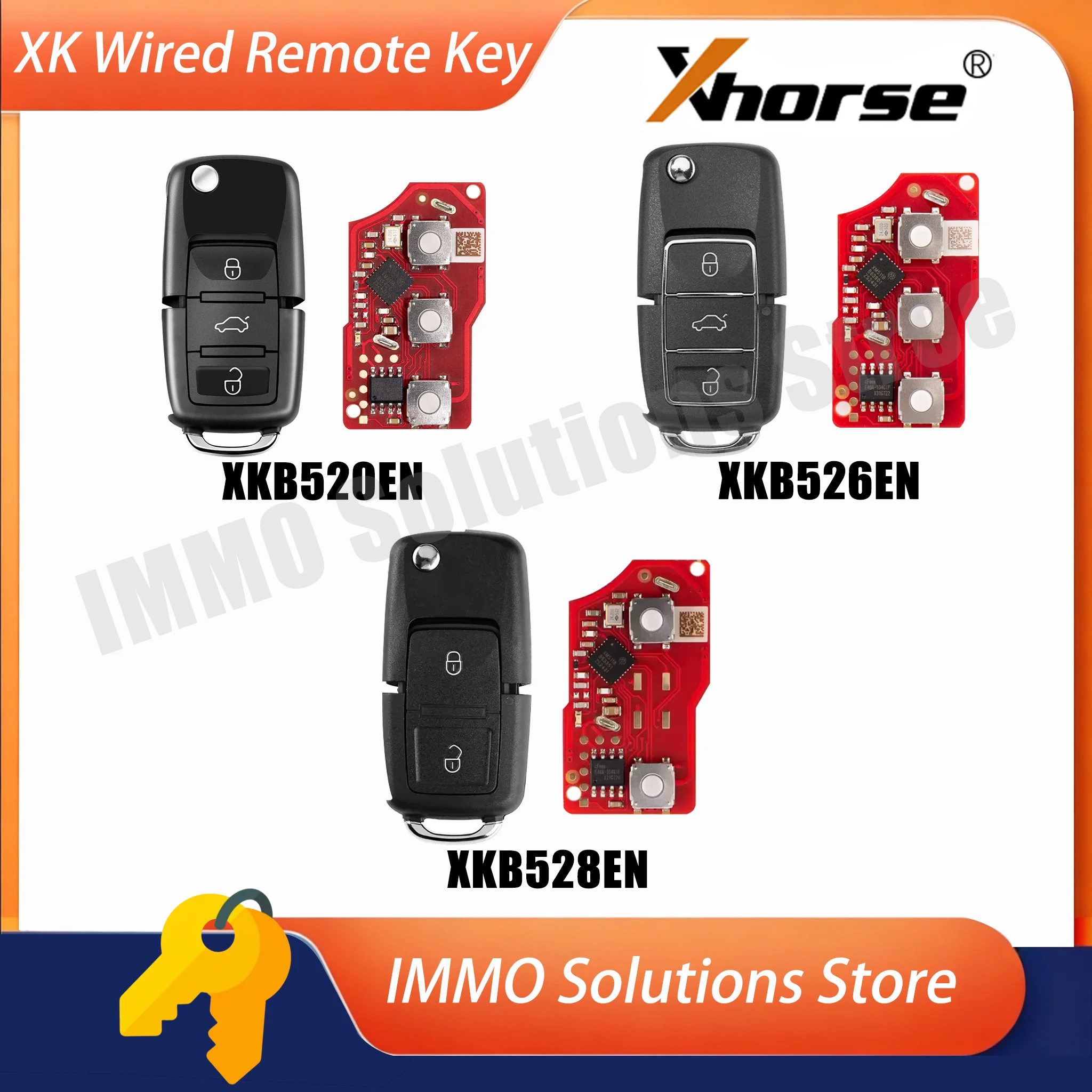 Xhorse XK Wired Remote KEY XKB520EN XKB528EN XKB526EN for VVDI Key Tool, VVDI2