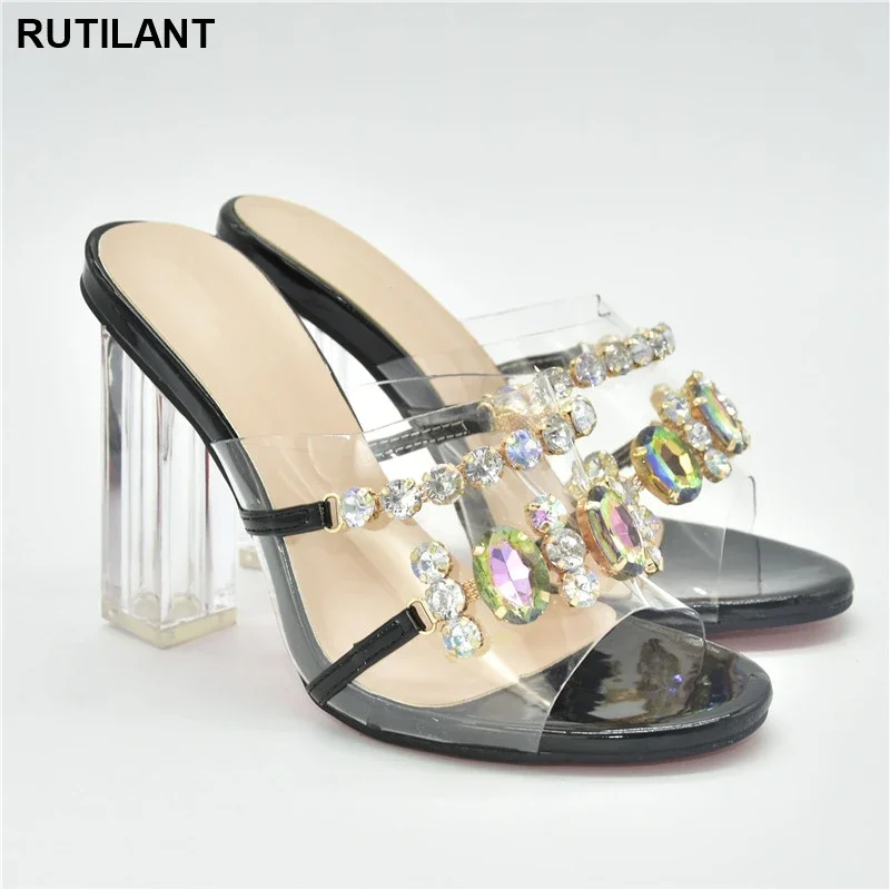 2024 High Heels Sexy Ladies Ladies Dress Shoes Italian Women Shoes Decorated with Rhineston Plus Size Women Shoes 43 Heels Women