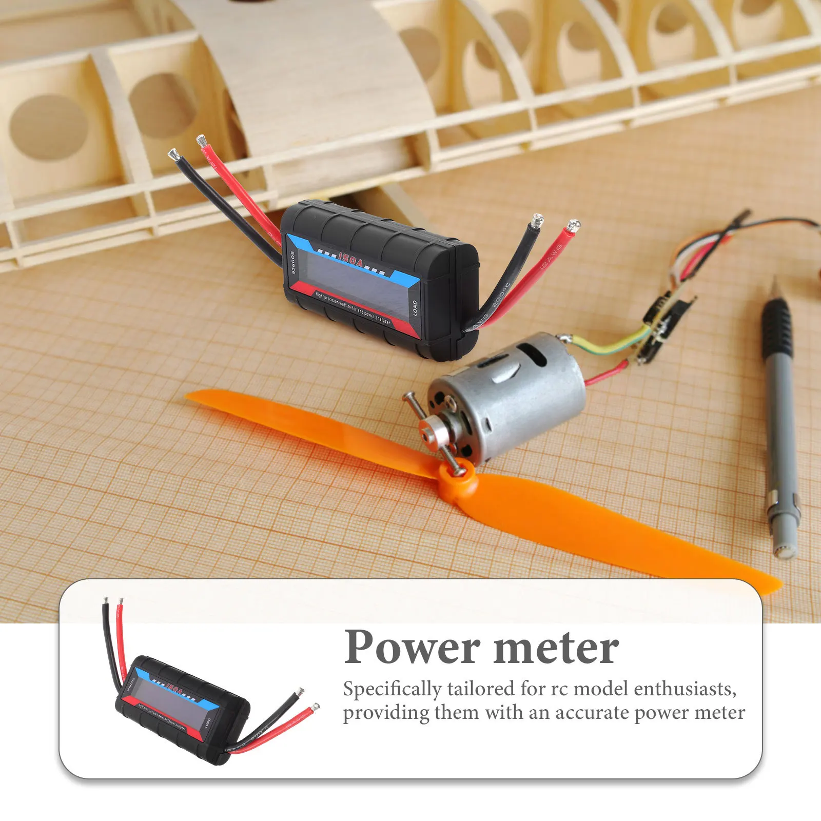 

Digital Watt 150A Portable For Rc Models Testing Current Amps Power Meter Voltage Measurement Tool