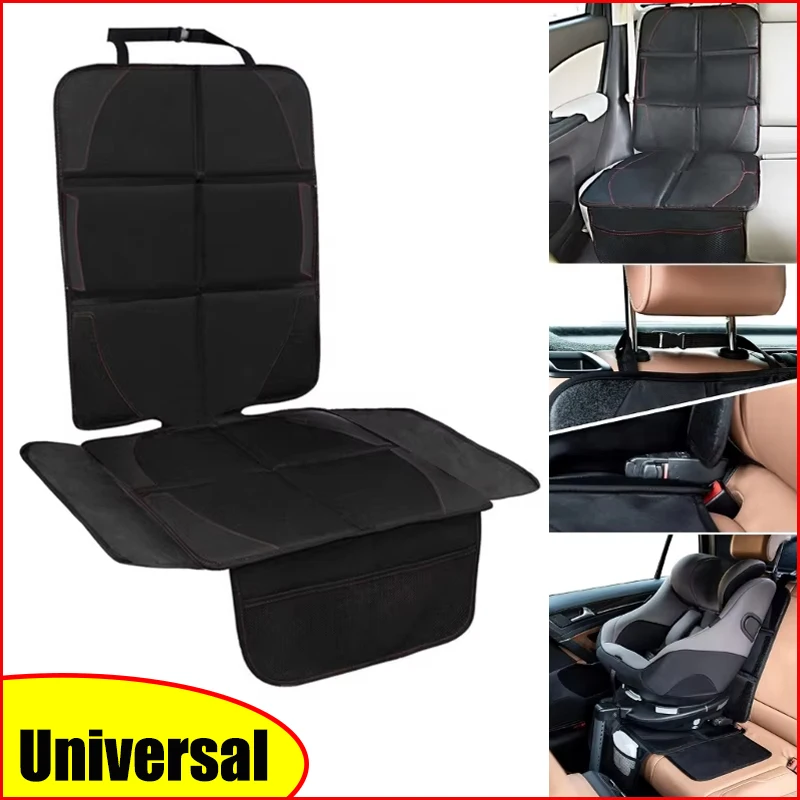 Universal Car Seat Protective Cover with Storage Bag Children Safety Seat Cushion Non-Slip Anti-Scratch Mat Pads for Baby Kids
