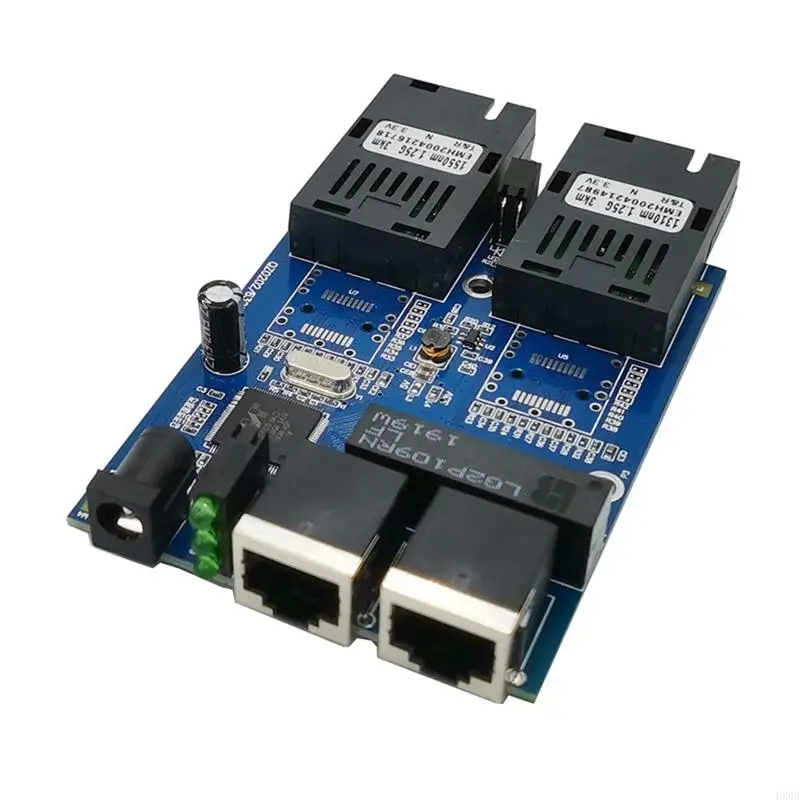 LX0B Gigabit Ethernet Media Converter Single Dual Fiber to-Tx 2 Rj45 Ports