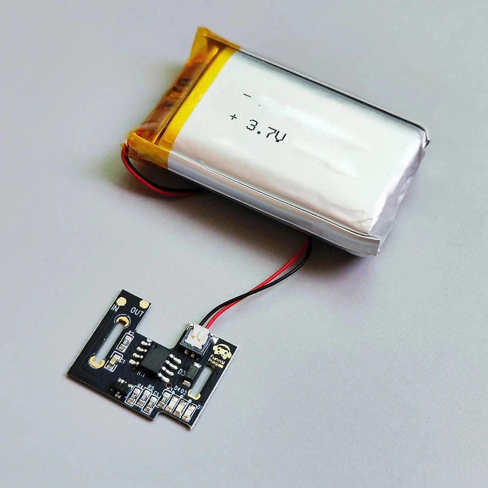 3.7V 1800mA Lithium Battery for GBC Battery Charging Mod Retrofit Game Boys Color