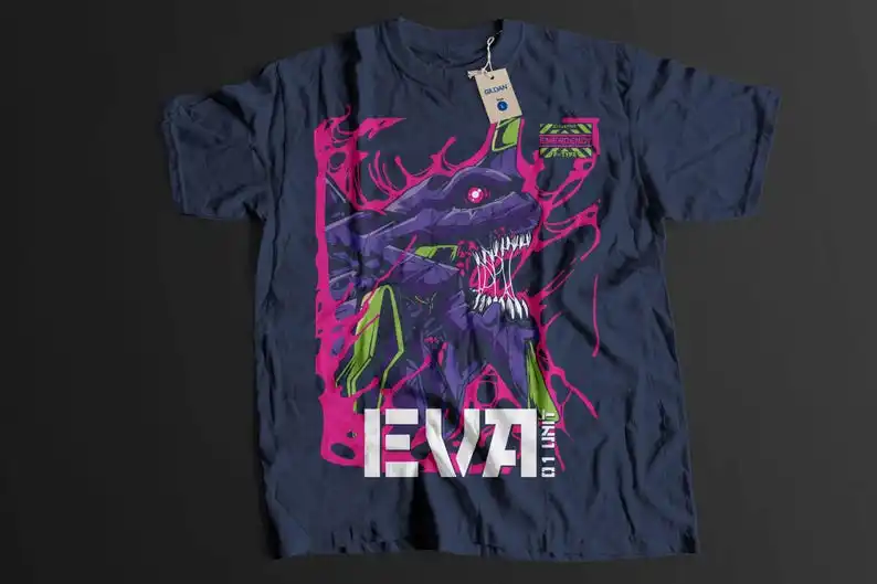 Anime Unit-01 CAMISETA UNISEX