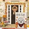 Hello Fall Garden Flag Golden Doodle Dog Pumpkins Double Sided Vertical Seasonal Autumn Outdoor Yard Lawn Decorations 12.5 x jjp
