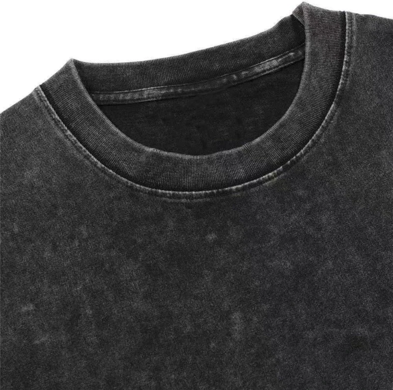 Danqi Yoyo Dracula Acid Washed Tee, Horror Shirt, Vintage Tee New Spring/Summer Arrivals  Round Neck T-shirt Mens T-Shirt