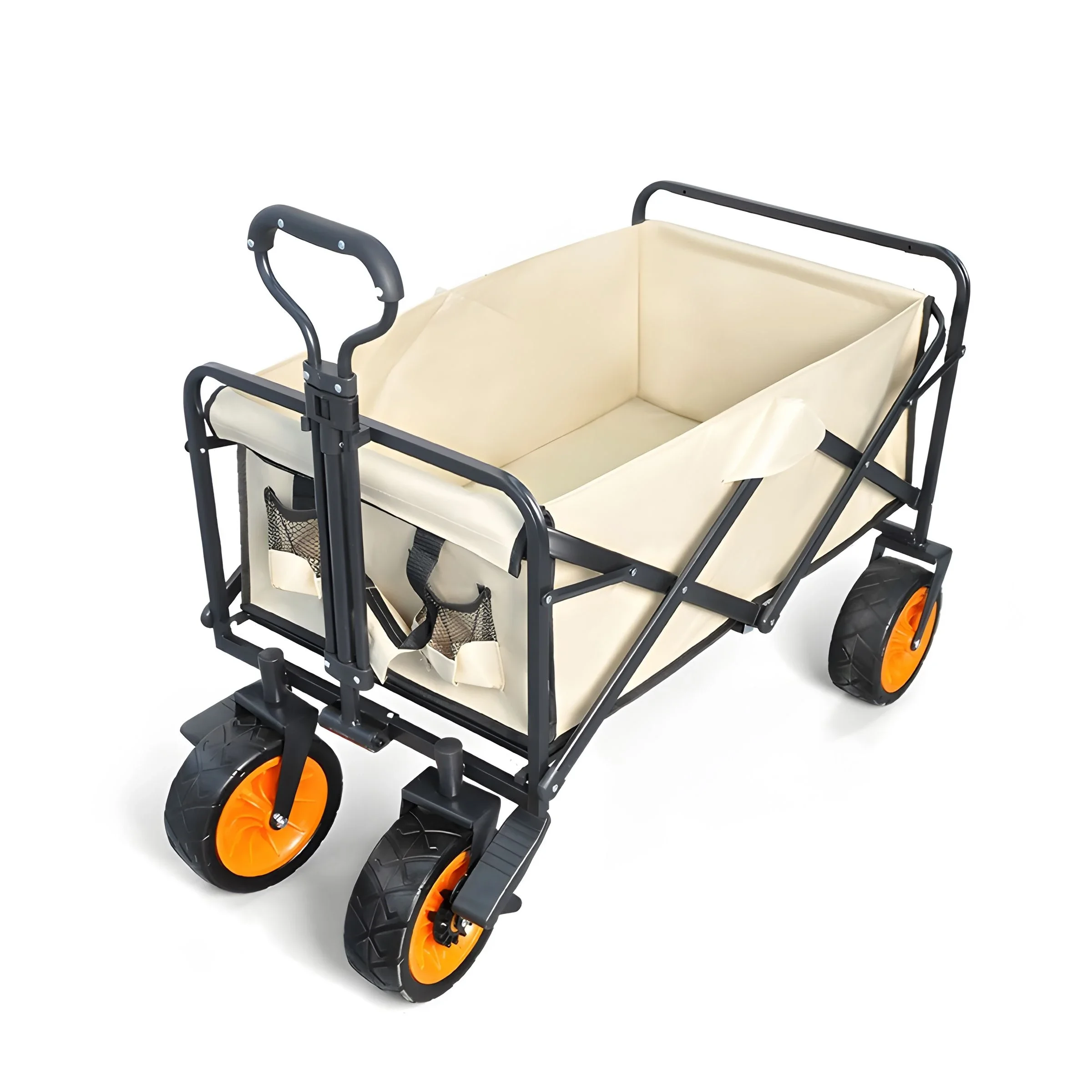 Outdoor Camping Cart, Household Shopping Cart, Folding Pull Cart, Portable Camping Trailer, Reinforced Camp Cart Wholesale