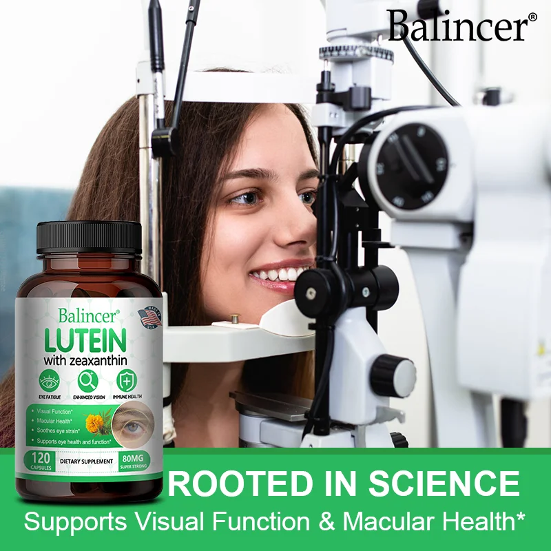 Lutein 40mg + Zeaxanthin Capsules - Eye Health & Blue Light Protection, Antioxidant, Supports Macula & Retina Health