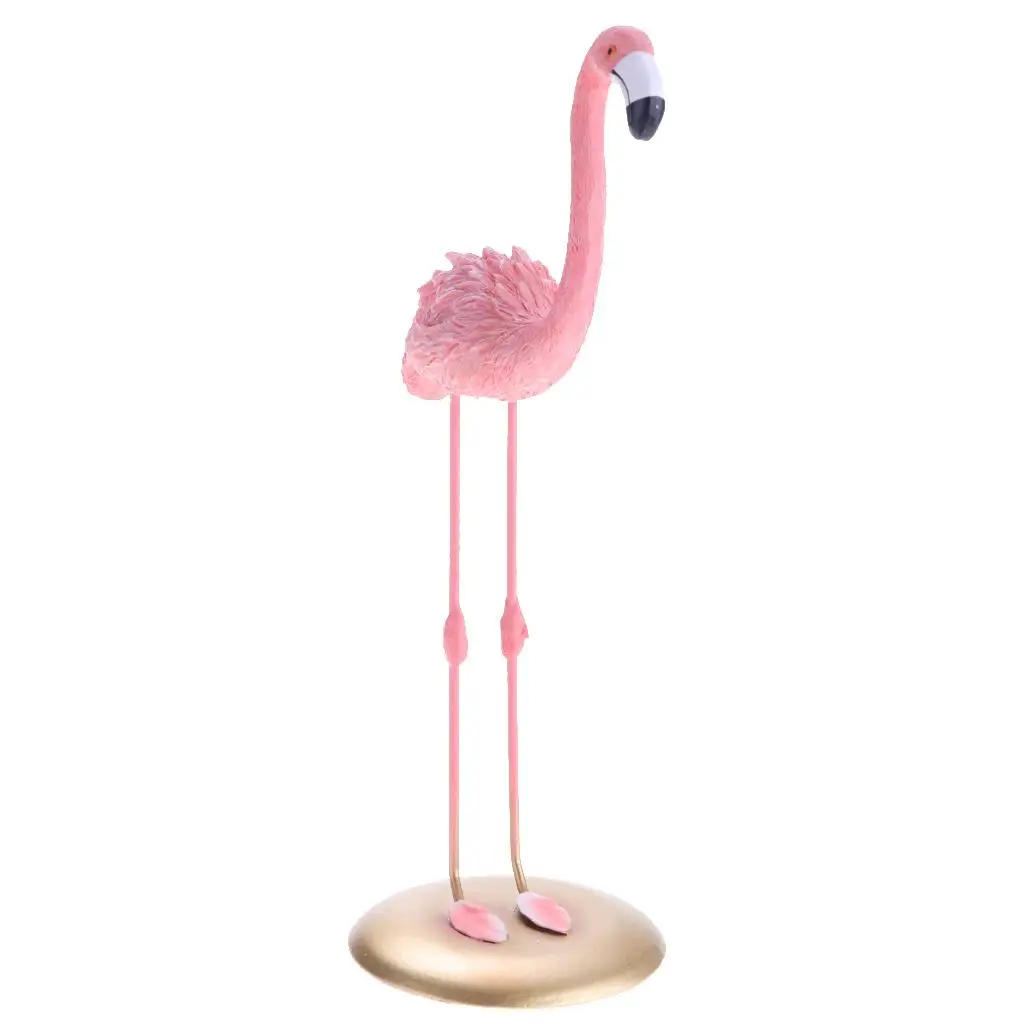 Styles Standing Flamingo Animal Statue Ornament Collectiable Figurine