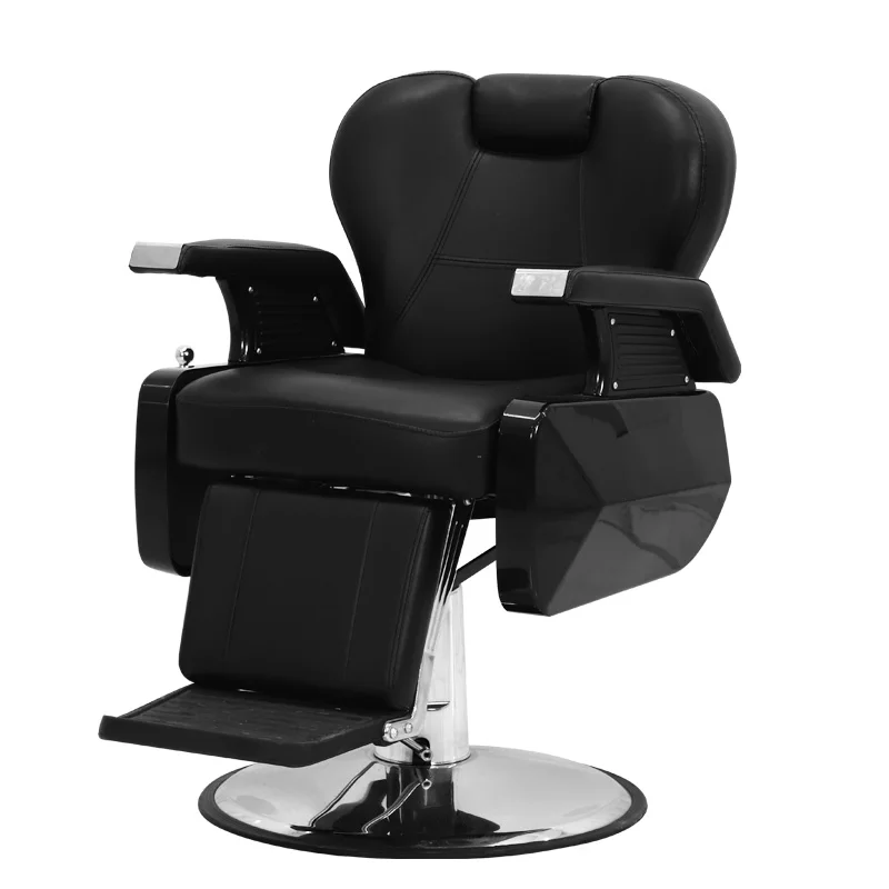 Good Price Black Durable Material Salon Hair Cut Shop Furniture Chair Barber Male For Hair Treatment